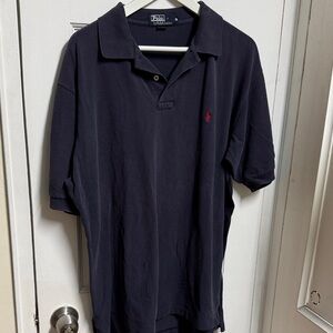 Polo by Ralph Lauren Men's Dark Blue Polo Shirt